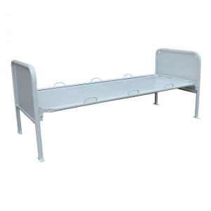 Кровать медицинская со стальным листом в основании