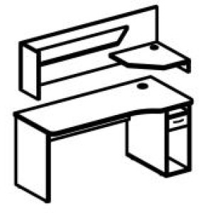 Рабочее место бухгалтера м6217П/Л