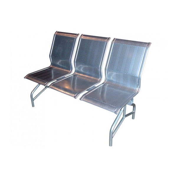 Секция стульев "Круиз", жесткая, 3-х местная