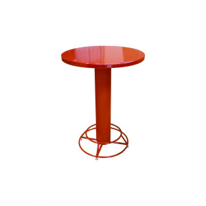 Барный стол с пластиковой трубой